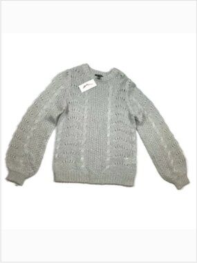 Gray Loose Knit Sweater by Jessica Simpson NEW!